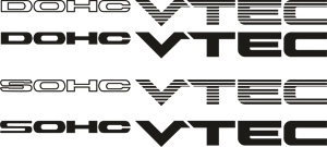 DOHC SOHC VTEC STİCKER Logo PNG Vector