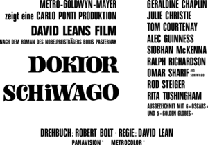 Doktor Schiwago Logo PNG Vector