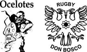 Don Bosco Rugby Ocelotes Grabado Logo PNG Vector
