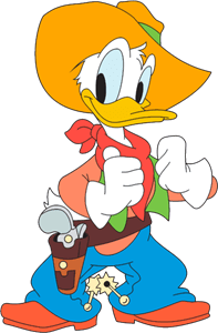 Donald Duck Logo PNG Vector