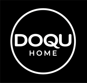 Doqu Home Siyah Beyaz Logo PNG Vector
