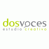 Dos Voces Estudio Creativo Logo PNG Vector