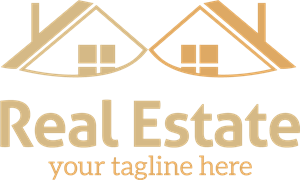 Double Real Estate Logo PNG Vector