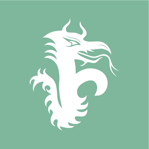 Dragon F Concept Logo Vector