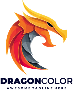 Dragon fire Logo PNG Vector