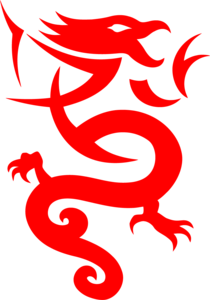 Dragon Logo PNG Vector