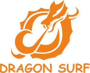 Dragon Surf Logo Vector