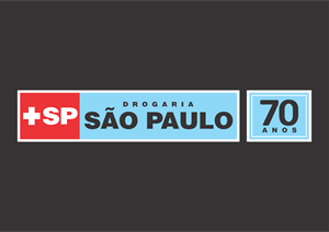 Drogaria São Paulo 70 anos Logo PNG Vector