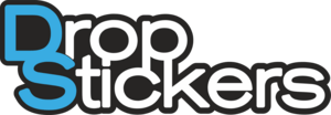 Drop Stickers Logo PNG Vector