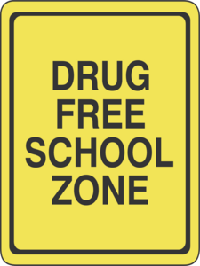 Drug free school zone Logo PNG Vector