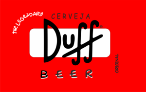 Duff Beer ( The Simpsons ) Logo PNG Vector
