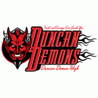 Duncan Demons Logo Vector