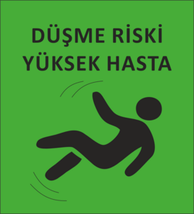 Düşme Riski Hasta Logo PNG Vector