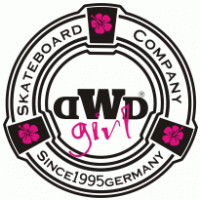 dwd skateboards girl woman Logo PNG Vector