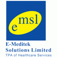 E-Meditek Solutions Logo Vector