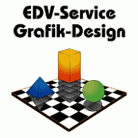 EDV-Service Grafik-Design Logo PNG Vector