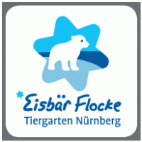 Eisbär Flocke non-white b/g Logo PNG Vector