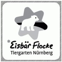 Eisbaer Flocke B&W Logo PNG Vector