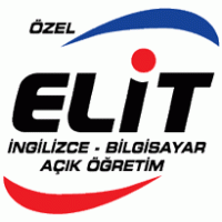 Elit, ingilizce - bilgisayar - acik ogretim Logo Vector