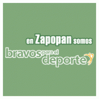 En Zapoppan Somos Brabos para el Deporte Logo PNG Vector