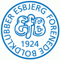 Esbjerg Forenede Boldklubber Logo Vector