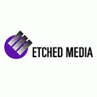 Etched Media Logo PNG Vector