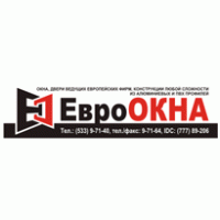 Evro Okna Logo PNG Vector