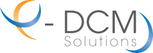 e-DCM Solutions Logo Vector