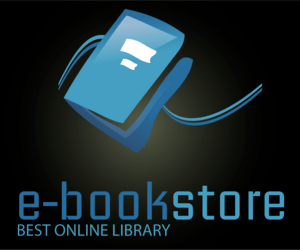 E-Book Store Blue Logo PNG Vector
