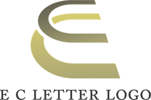 E C Letter Logo PNG Vector