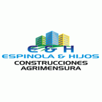 E&H Construcciones Agrimensura Logo Vector
