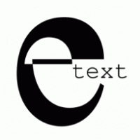 E-Text Logo PNG Vector