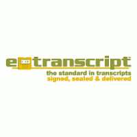 e-transcript Logo PNG Vector
