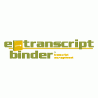 e-transcript binder Logo PNG Vector
