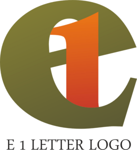 E1 Letter Logo PNG Vector
