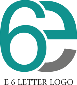 E6 Letter Logo PNG Vector
