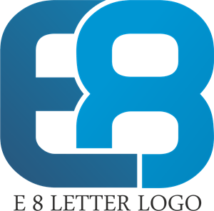 E8 Letter Logo PNG Vector