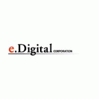 e.Digital Corporation Logo PNG Vector