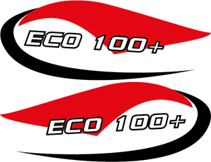 Eco 100+ Logo Vector