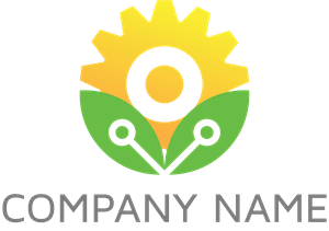 Eco Industry Logo Vector