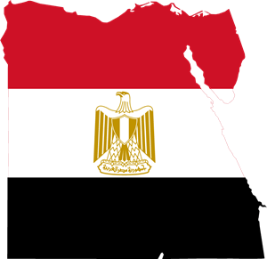 Egypt Flag Logo PNG Vector