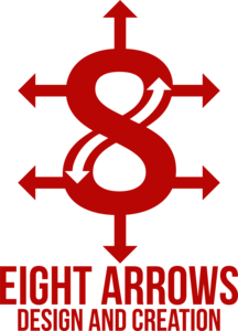 Eight Arrows Logo PNG Vector