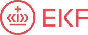 EKF Danmarks Eksportkredit Logo Vector