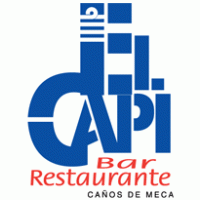 el capi bar restaurante Logo Vector