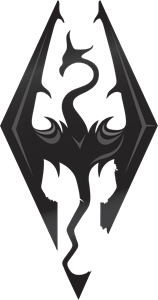 Elder Scrolls V Skyrim Logo PNG Vector