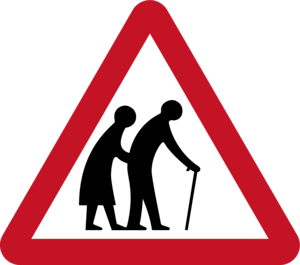 Elderly persons Logo PNG Vector