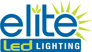 Elite LED Lighting Logo Vector