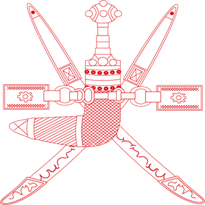 Emblem of Oman Logo Vector