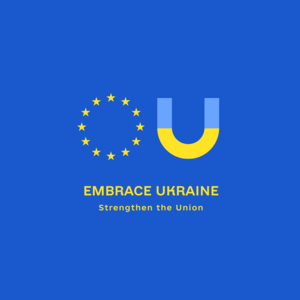 Embrace Ukraine Strengthen the Union Logo PNG Vector