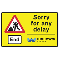 END OF ROAD WORKS Logo PNG Vector